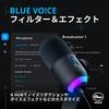 Logitech G Gaming Microphone YETI GX Dynamic Microphone Streaming Delivery Super Cardioid Noise Reduction RGB LIGHTSYNC Compatible USB BLUE PC MAC