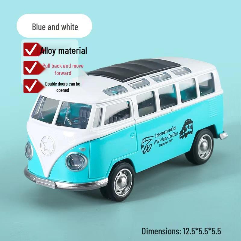 Kids Large Bus Toy with Openable Doors, Lights, and Music - Model Vehicle for Boys