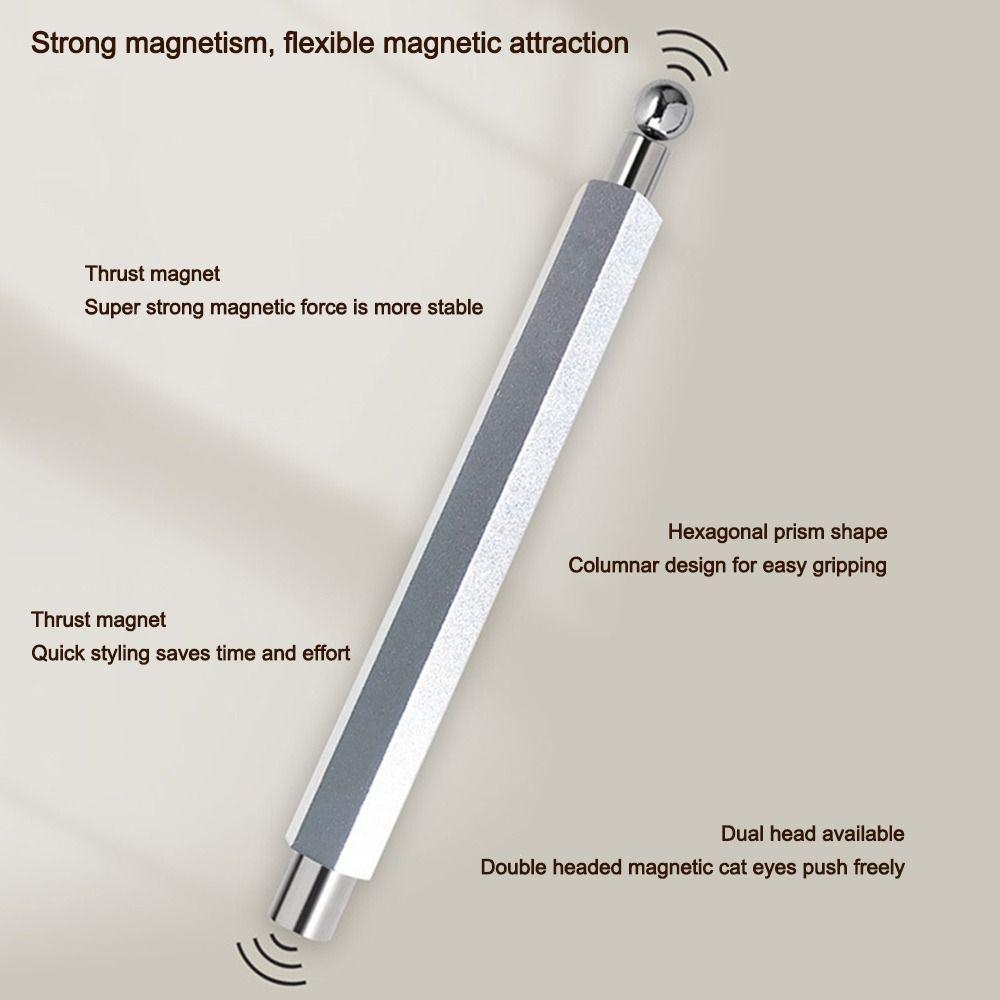 Magnetic Ball Magnet Pen Double-head Nail Polish Pen New Cat Eye Gel Pen