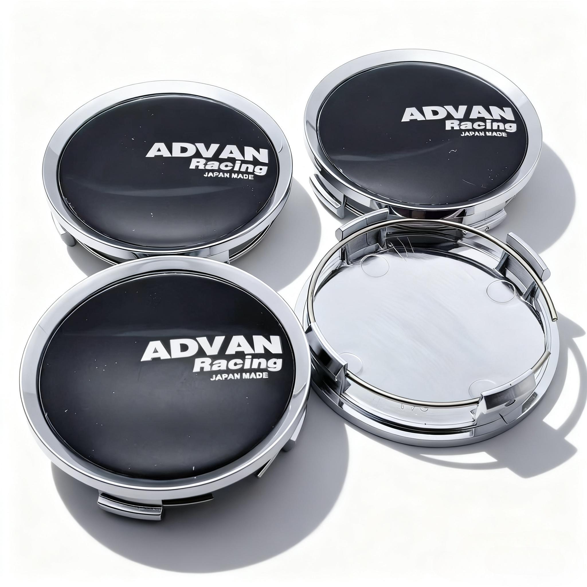 

4pcs JDM ADVAN Logo Emblem Car Wheel Center Caps 74MM 69MM Wheels Hub Cap Advan Racing Badge Rim Hubcaps Cover Car Accessories Advan Badge&4pcs T75 Wheel Cap