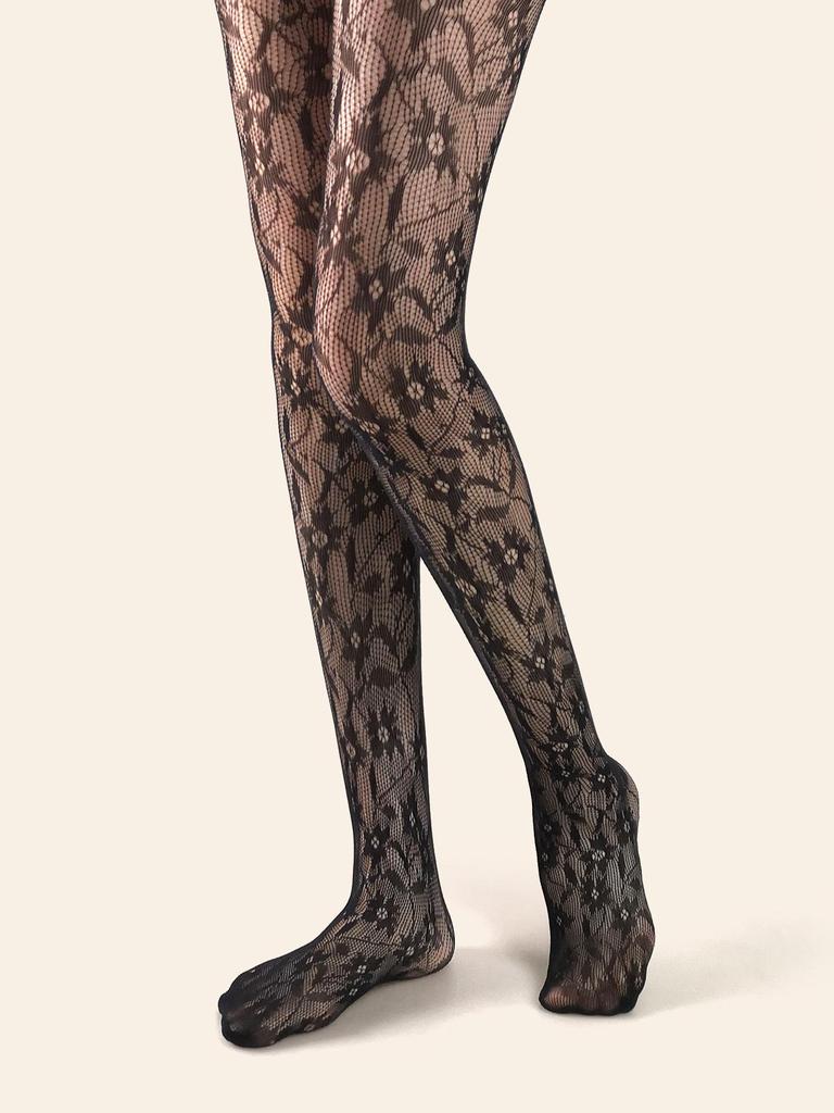 Rajstopy żakardowe Tide Hollow: Żywe, seksowne rajstopy inspirowane celebrytami Douyin