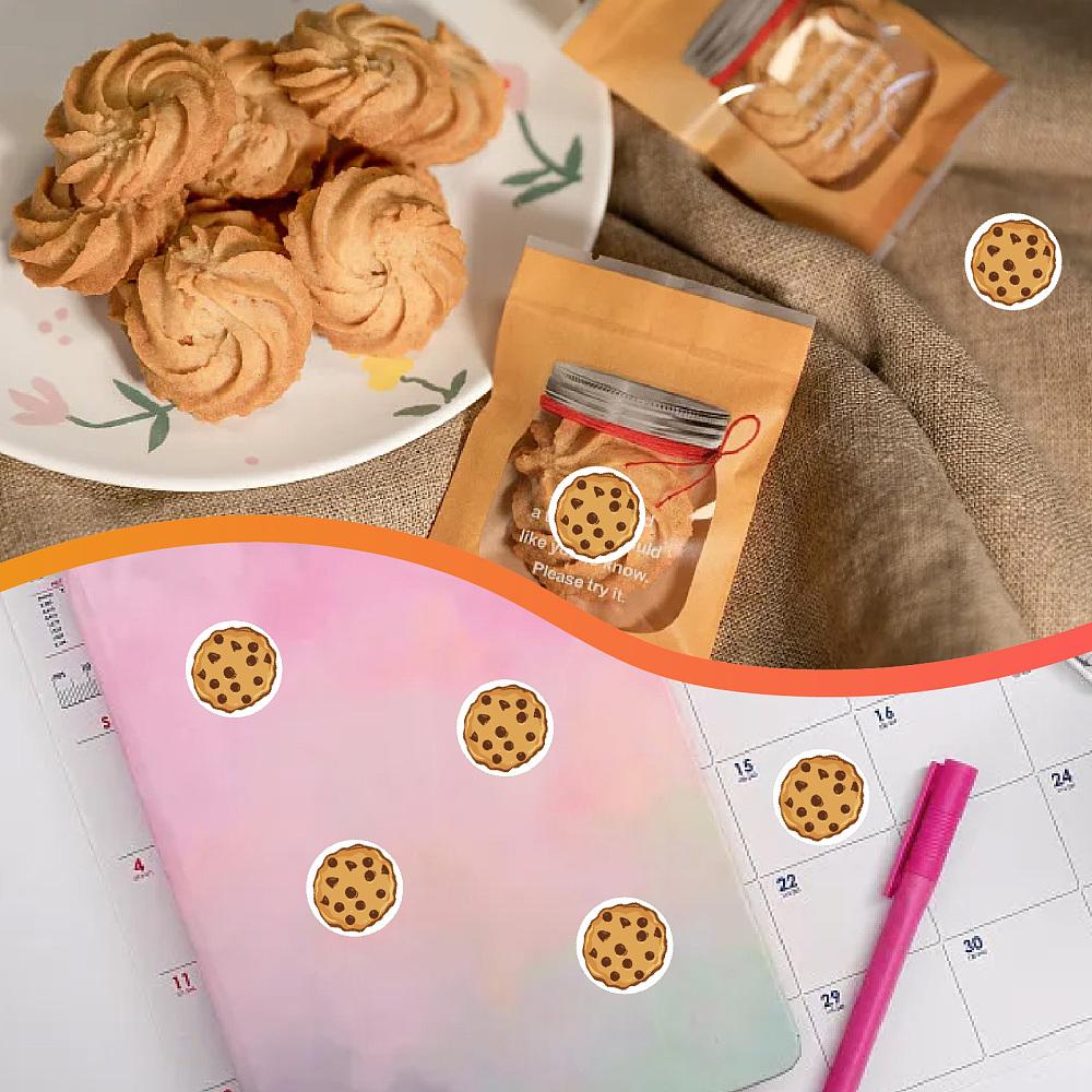 8 Sheets Plastic Waterproof Self-Adhesive Picture Stickers Cartoon Decals for Kid's Art Craft Cookie 150x150mm Sticker: 25mm