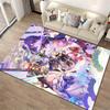 "Anime Character Group Pattern Carpet with Vibrant Fantasy Design" Suitable for use as an anti-slip for living room bedroom sofas