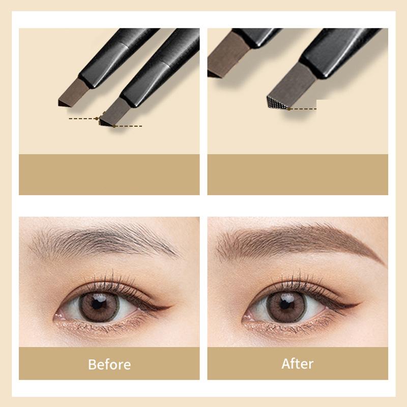 Small Gold Bar Eyebrow Pencil Extremely Fine Waterproof Sweat Lasting Non-fading Super Fine Tip