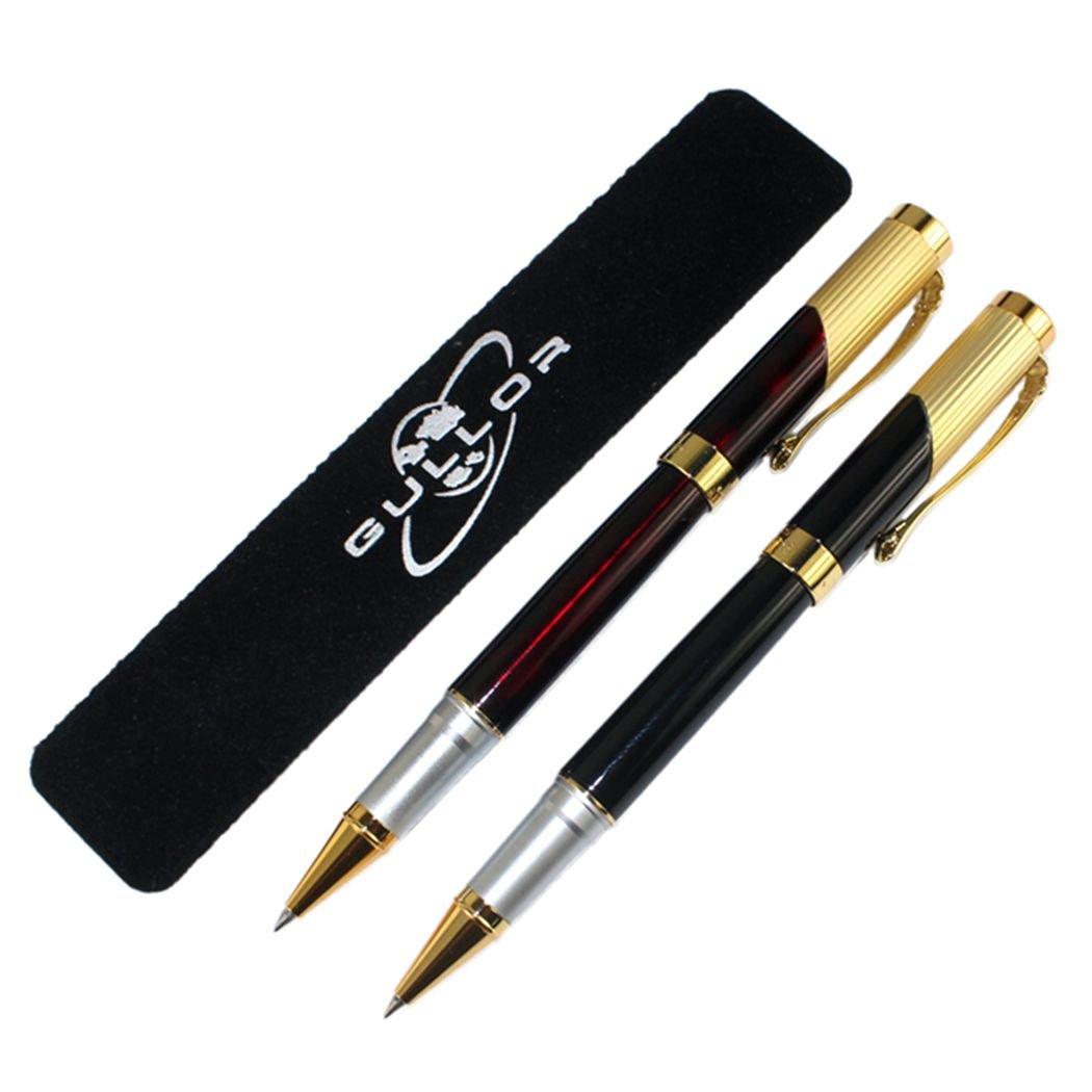 

Elegant beautiful roller pen Jinhao 9009 Claret Gift Box Black Golden & Golden, &