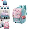 Large Capacity Waterproof Unicorn Cartoon Canvas Backpack For Kids With Breathable Design