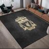Leicester City Football Club Flannel Pattern Square Carpet,Area Rug,Carpet Rug for Living Room Bedroom Sofa Playroom Decor,Non-slip Floor Mat