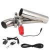 2.5in Stainless Steel YPipe Car Modification Exhaust CutOut Kit Remote Control