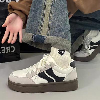 Retro German Training Shoes Women's 2025 New Popular Breathable Thick-soled Versatile Niche Casual Dad Sports Board Shoes Children
