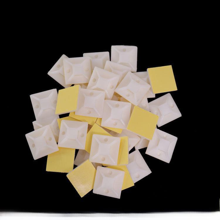 

Самоклеюча кабельна стяжка на присосці 20*20 without glue 100pcs чорний