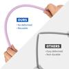 12.2” Silicone Straws Reble for Stanley/Simple Modern/Meoky 30 oz 40 oz Tumbler, 5 Pack Reble Long Rubber Drinking Straw for 64 oz Water Bottle,