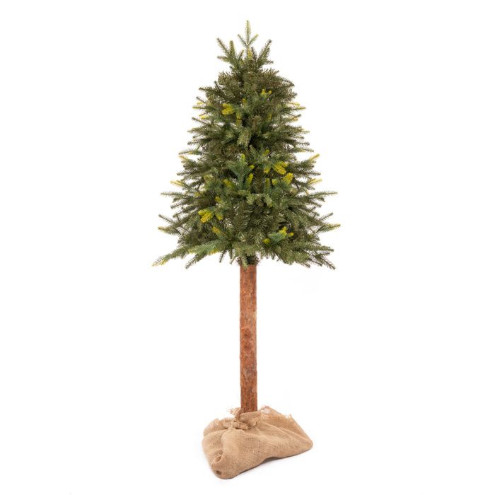 Sapin De Noël Artificiel – Épicéa Naturel Sur Tronc (220 Cm)