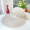 Hat Women's Summer Sun Hat Duck Tongue Straw Hat Women's Sun Hat Seaside Leisure Trip Beach Hat Big Edge Sun Protection Hat