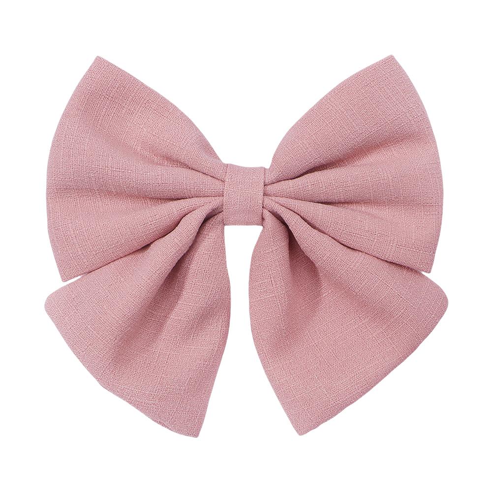 New Sweet Bows Hairpins Solid Color Clip Hair For Girls Hairband Handmade Hairpin Barrettes Headwear Kids Hair Accessories