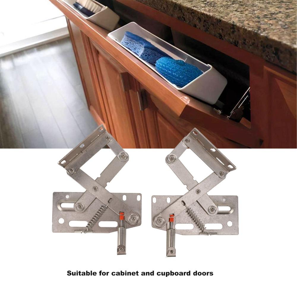 2pcs Practical Tip Out Tray Hinge Easy Install Flip Door Hinge Cabinet Hinge Bathroom Cabinet