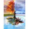 Full 5D Diy Diamond Painting Magical Four Seasons Tree Diamond Embroidery Full Lay Cross Stitch Home Decor Handmade Gift