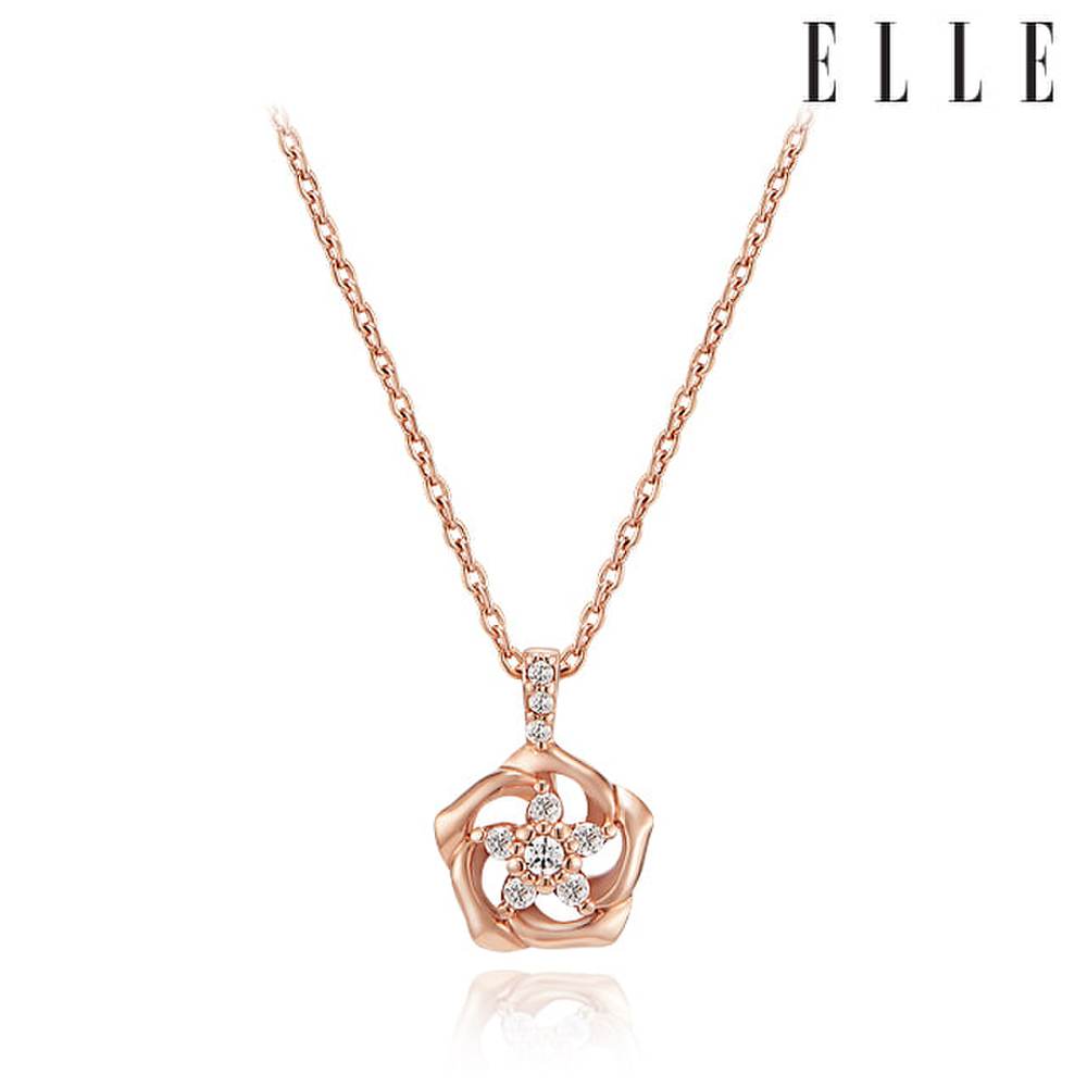 ELLE Penny Flower Necklace Elbrnn173