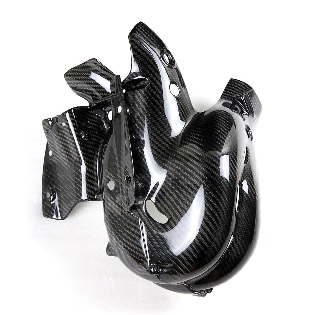 Ducati Panigale V4/V4S Carbon Fiber Exhaust Heat Shield (Model Year 18+)