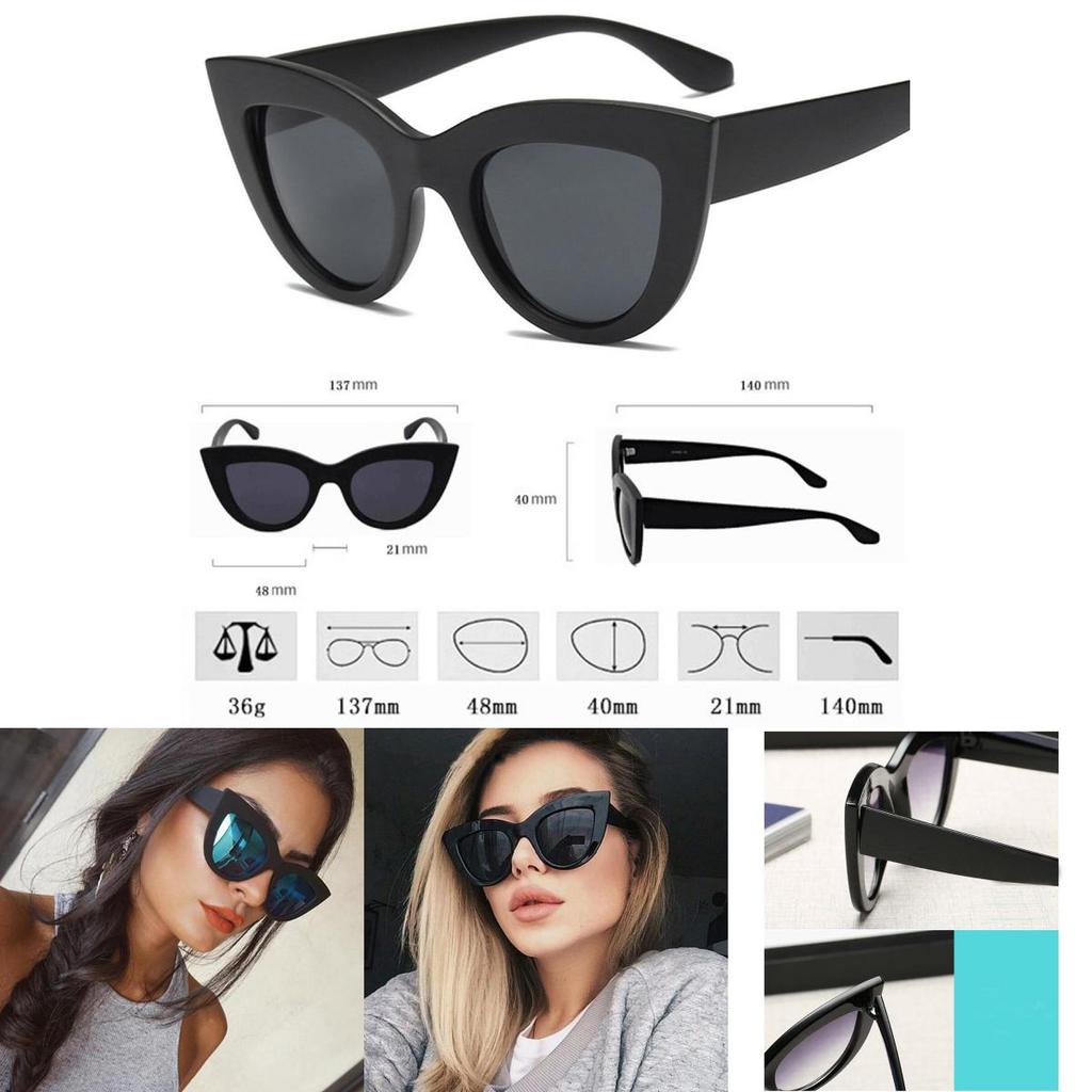 Elegant 2018 Women Ladies Cat Eye Retro Vintage Style Rockabilly Sunglasses With Uv Protection