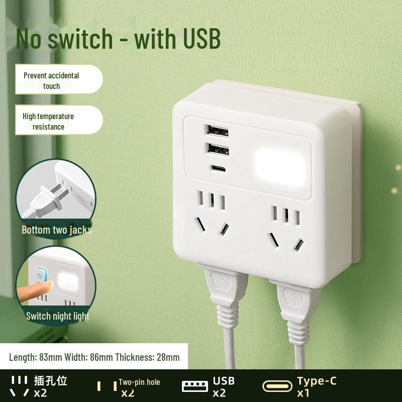 Haushalt Multifunktions USB Stromwandlerleiste