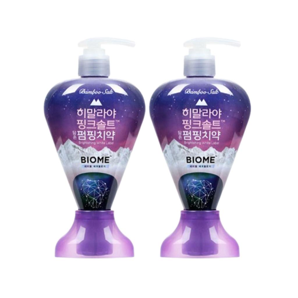 LG CARE Himalaya Pink Salt Pumping Toothpaste 285g x 2 (Floral Mint / Ice Calming Mint / Breath Care)