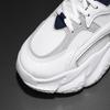 Fashion Thick Sole Versatile Clunky Sneaker For Men Trend Mesh Lace Up Breathable Casual Sports Shoes Increased Soft Soles