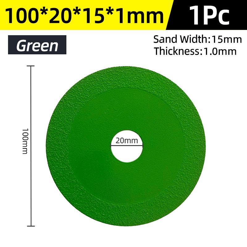 100mm Glass Cutting Blades Ceramic Tiles Seams Marble Jade Crystal Wine Bottles Grinding Ultra Thin Glass Cutting Rock Plate