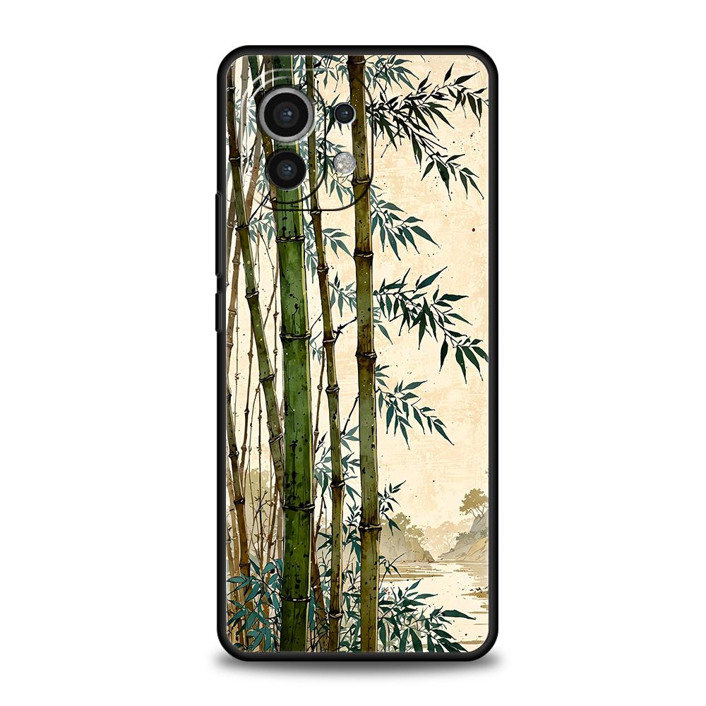 

Phone Case for Xiaomi Poco F7 F6 F5 F4 F3 X7 X6 X5 X4 X3 NFC M4 C51 C55 GT Pro 5G Soft TPU Style Butterfly Green Bamboo Creative Poco F6 Pro
