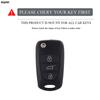 For Hyundai I20 I30 Ix20 Ix25 Ix35 Soft Tpu Car Folding Key Case Cover For Kia Sportage Rio 3 Soul Optima Ceed Pro K5 K2 Pride
