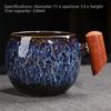 Kiln-changed Ceramic Wood Handle Mug Office Coffee Cup Creative Tea Cup Personalized Household Milk Cup