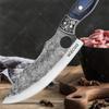 Multifunctional Butcher Knife with Sheath Kitchen Boning Knife Meat Cleaver BBQ Cutter Stainless Steel Hand-forged Chef Knife