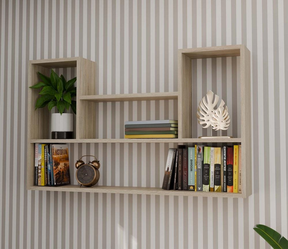 Bilbao 4P Hanging Shelves Sonoma Oak