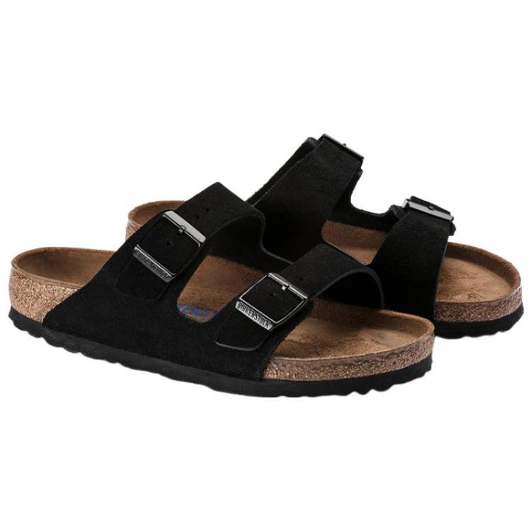 Birkenstock Slide Slippers Unisex Black Regular 0951321