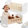 Viga Toys Wooden Doll Bed with a Heart