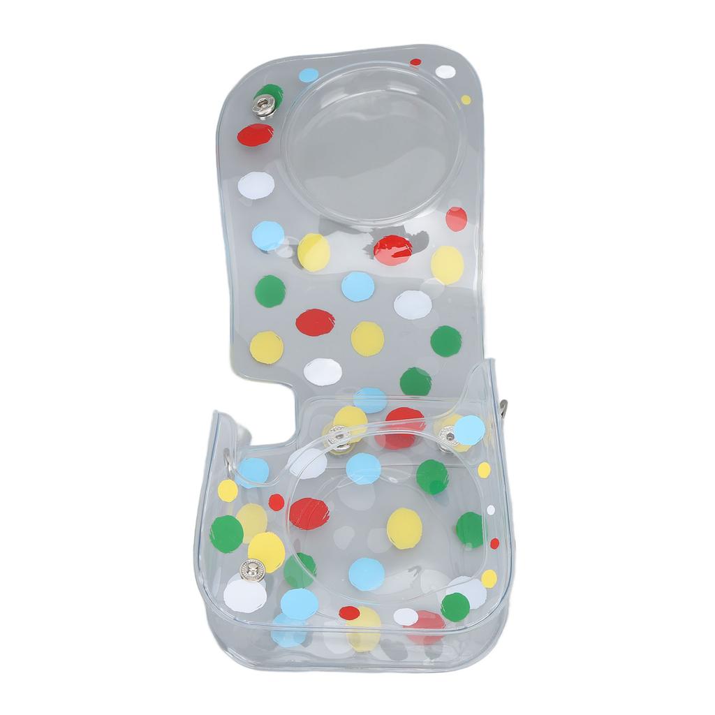 Camera Protective Bag Transparent Colorful Polka Dot Pattern Instant Camera Case for Mini 12