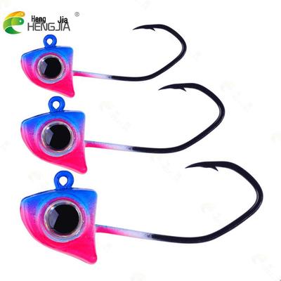 Hengjia Micro Lead Head Bait & Hook Set for Mandarin Fish – Soft Artificial Bait and Small Size Lure Rod Hook.