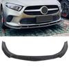 3PCS Front Bumper Lip Diffuser Lightweight Sporty Appearance Replacement for   A‑Class W177 V177 2018 to 2022