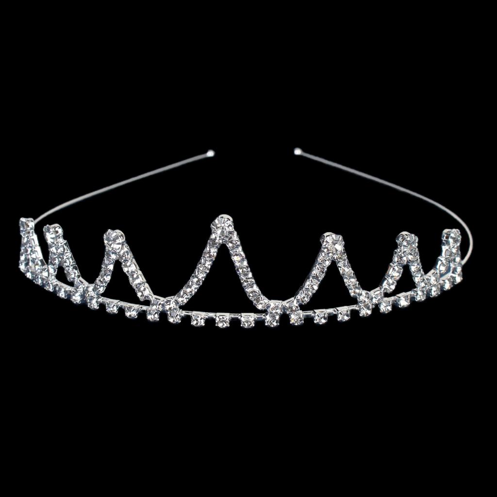 Korean Style Korean Style Children's Headband Bridal Rhinestone Tiara Crown Korean Style Wedding Dress Claw Chain Accessories