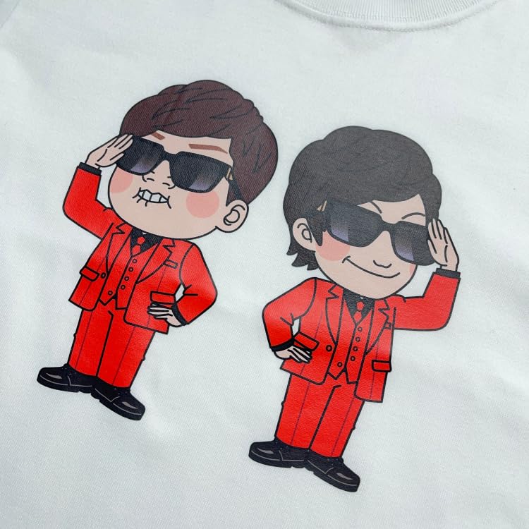 Ages 15 and up [HIKAKIN & SEIKIN] T-shirt White/Kids 150,