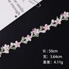 Embroidery Label Cartoon Flower Color Petal Hand Account Diy Webbing Clothing Accessories Water-Soluble Embroidery Lace Cloth Sticker