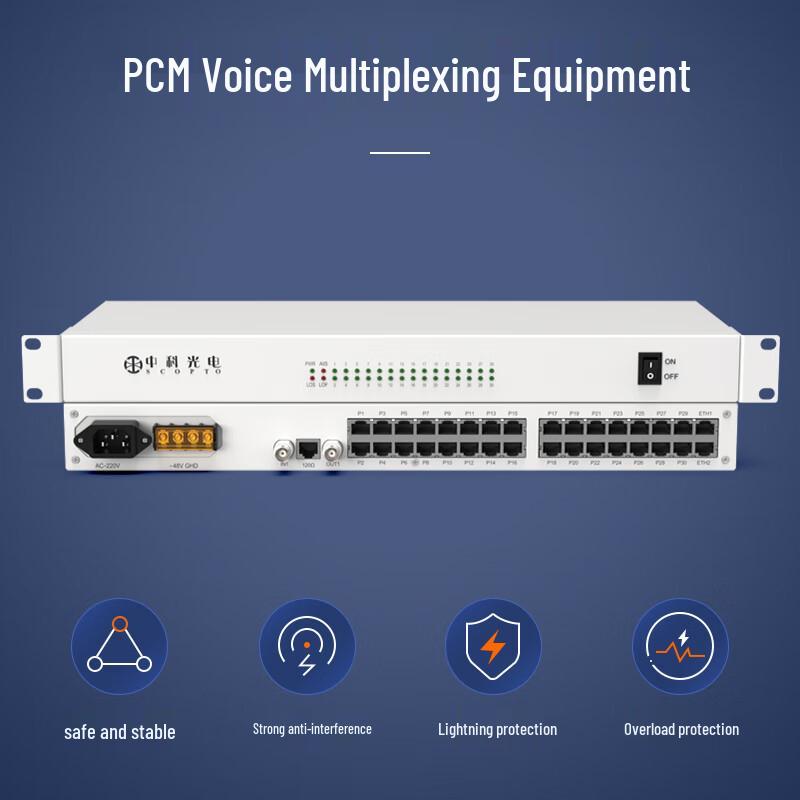 PCM Telephone Voice Multiplexer