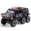 1:32 Sabertooth Polizeiauto Modell Spielzeug Legierung Druckguss Geländefahrzeuge Sound Licht Türen Geöffnet Stoßdämpfung für Kinder Geschenke