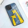 Cute Giraffe Phone Case For IPhone 17 Pro Max 15 Pro 16 14 Plus 12 13 Mini 11 Pro Shockproof Glass Cover