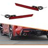 ADIIL 2PCS Red Lens Red LED Rear Fog Light Bumper Reflectors Brake Tail Lamps For 2020 2021 2022 Toyota GR Supra