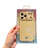 High-End Heart Polka Dot Phone Case with Large Window for Apple iP16 (17-Sided)