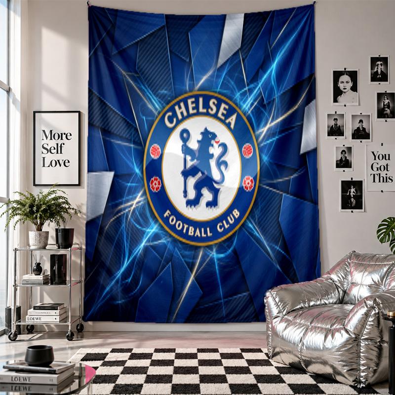 Chelsea FC Wall Tapestry Home Decor Wall Hanging Cloth for Bedroom Living Room Background