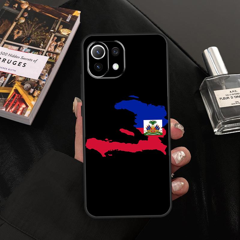 Haiti Haitianische Flagge Hülle Für Xiaomi 11T 12T 13T 14T Pro 13 14 15 Ultra POCO X7 Pro X3 X5 X6 F5 F6 M6 Pro Abdeckung