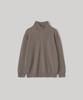 ANOTHER OFFICE Volume Half Zip-Up Knit (Taupe)