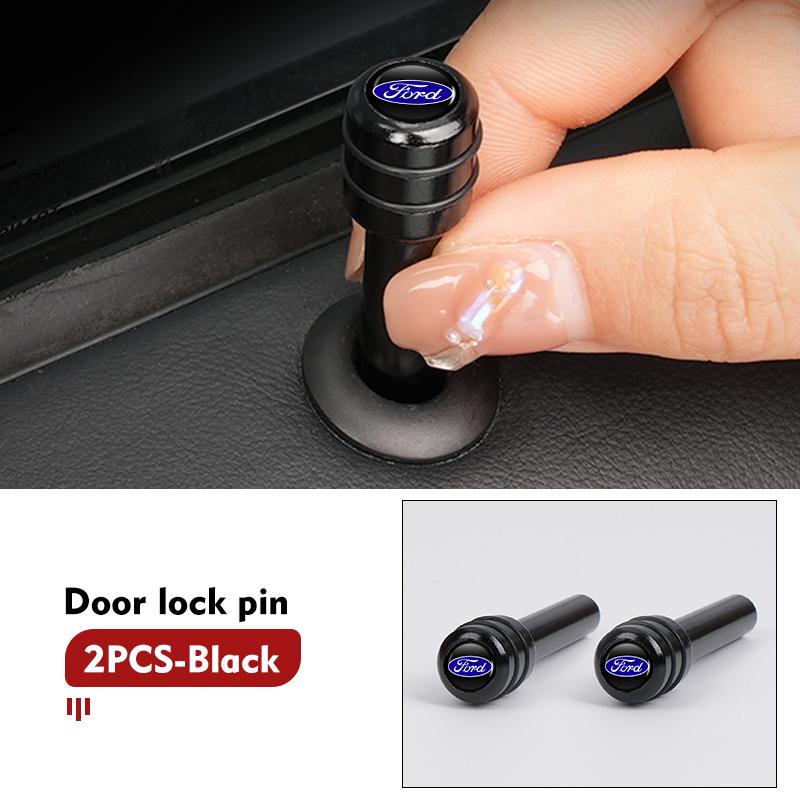 AKJ1 For Ford 2Pcs/4Pcs Car Safety Door Lock Buckle Knob Security Pull Pins Fiesta Ranger Mondeo Escape Ecosport Fusion Explorer