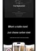 Carbon Steel Phone Stand with Fill Light for Live Streaming and Exam Prep